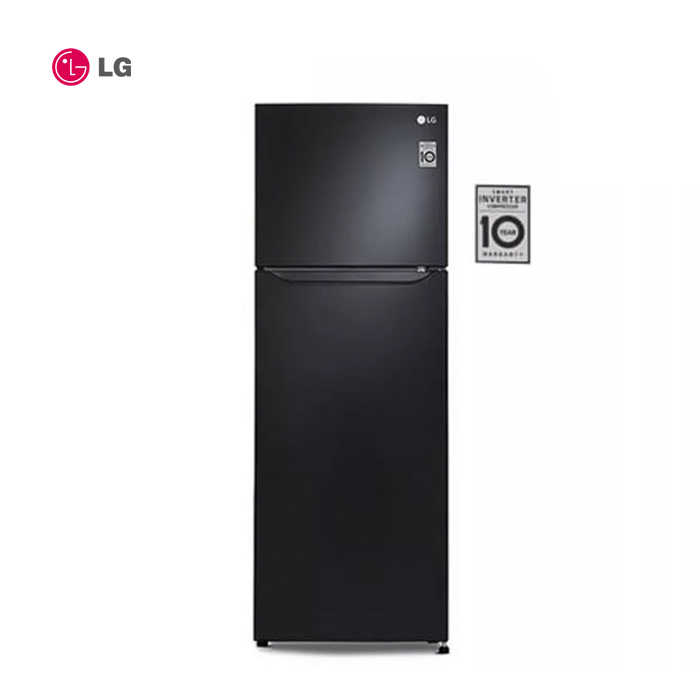 LG Kulkas Two Door Inverter Compressor 187L - GN-B185SQBK
